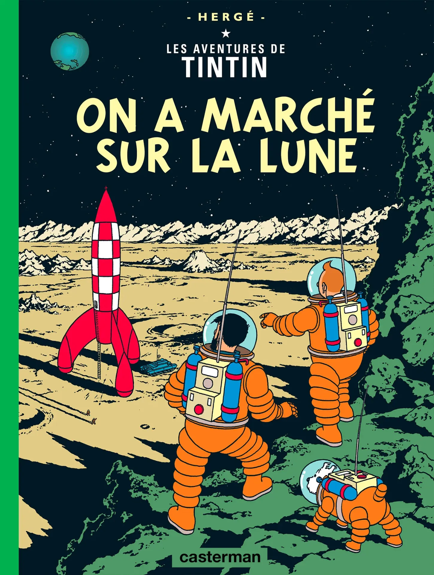 BD : Tintin : On a marché sur la Lune